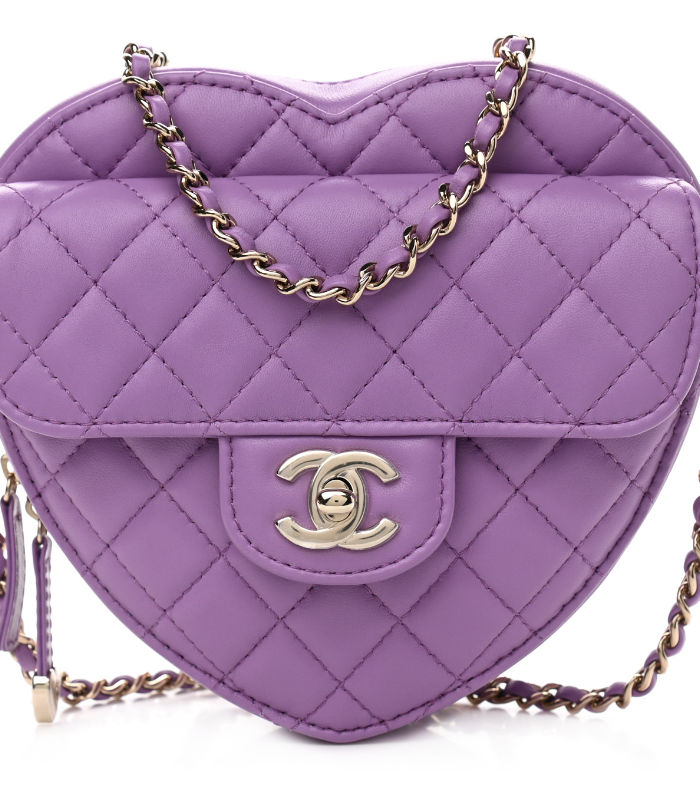 The Irresistible Chanel Quilted Lambskin Heart Bag